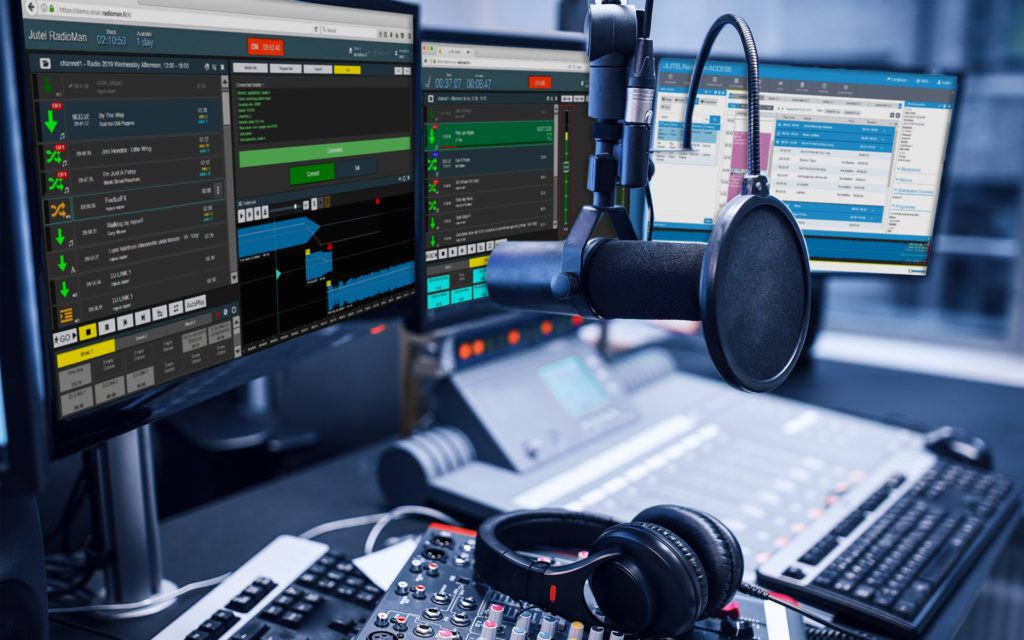 Radio studio with Jutel RadioMan
